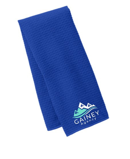 Gainey Agency - Port Authority® Waffle Microfiber Fitness Towel