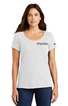 Load image into Gallery viewer, CJXMA - Nike Ladies Dri-FIT Cotton/Poly Scoop Neck Tee