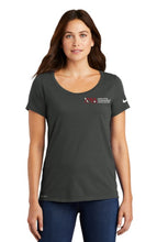 Load image into Gallery viewer, CJXMA - Nike Ladies Dri-FIT Cotton/Poly Scoop Neck Tee