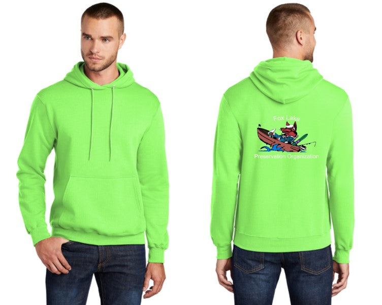 Port & Company Core Fleece Full-Zip Hooded Sweatshirt - Dark Green, XL