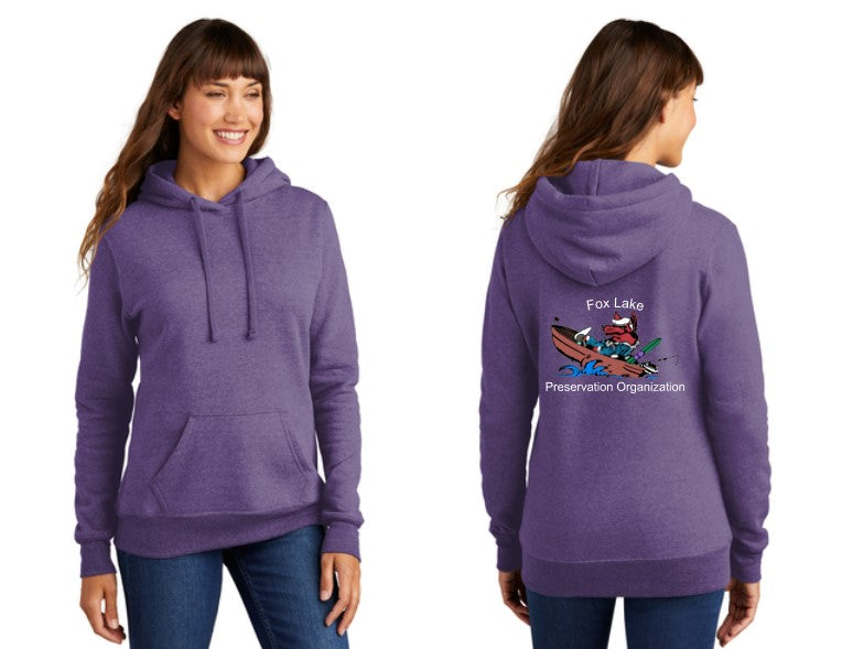 FLPO - Port & Company® Ladies Core Fleece Pullover Hooded Sweatshirt