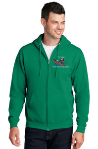 FLPO - Port & Company® Core Fleece Full-Zip Hooded Sweatshirt (Adult & Youth)