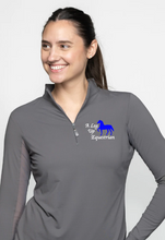 Load image into Gallery viewer, A Leg Up Equestrian - EIS Solid COOL Shirt ® (Ladies &amp; Children)