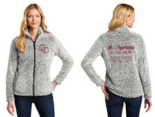 Load image into Gallery viewer, Hoofprints on the Heart - Port Authority® Ladies Cozy Fleece Jacket