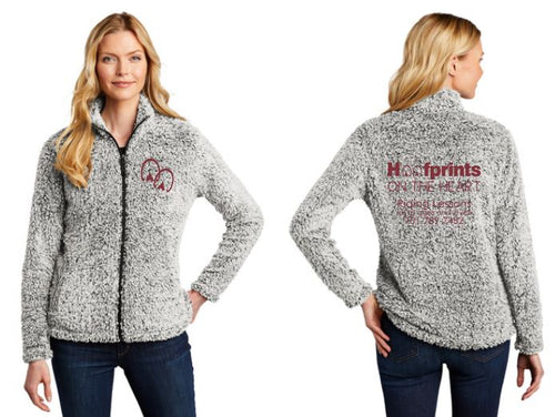 Hoofprints on the Heart - Port Authority® Ladies Cozy Fleece Jacket
