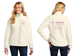 Hoofprints on the Heart - Port Authority® Ladies Cozy Fleece Jacket