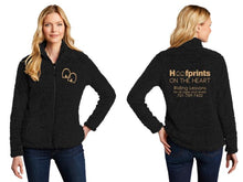 Load image into Gallery viewer, Hoofprints on the Heart - Port Authority® Ladies Cozy Fleece Jacket