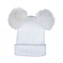 Load image into Gallery viewer, Double Pom Beanie