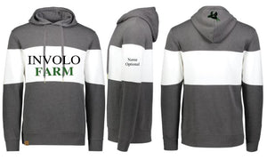 Involo Farm - Varsity Fleece Colorblocked Hooded Sweatshirt