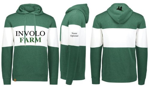Involo Farm - Varsity Fleece Colorblocked Hooded Sweatshirt