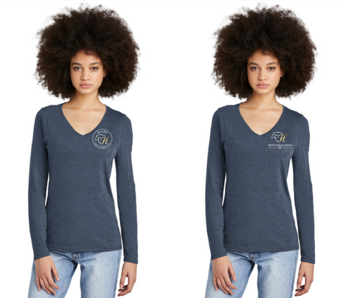 Hope Equestrian - District® Women’s Perfect Tri® Long Sleeve V-Neck Tee