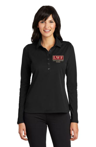 LWF - Nike Ladies Long Sleeve Dri-FIT Stretch Tech Polo